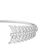 Boucheron Nature Triomphante white gold diamond Flèche bracelet - British product