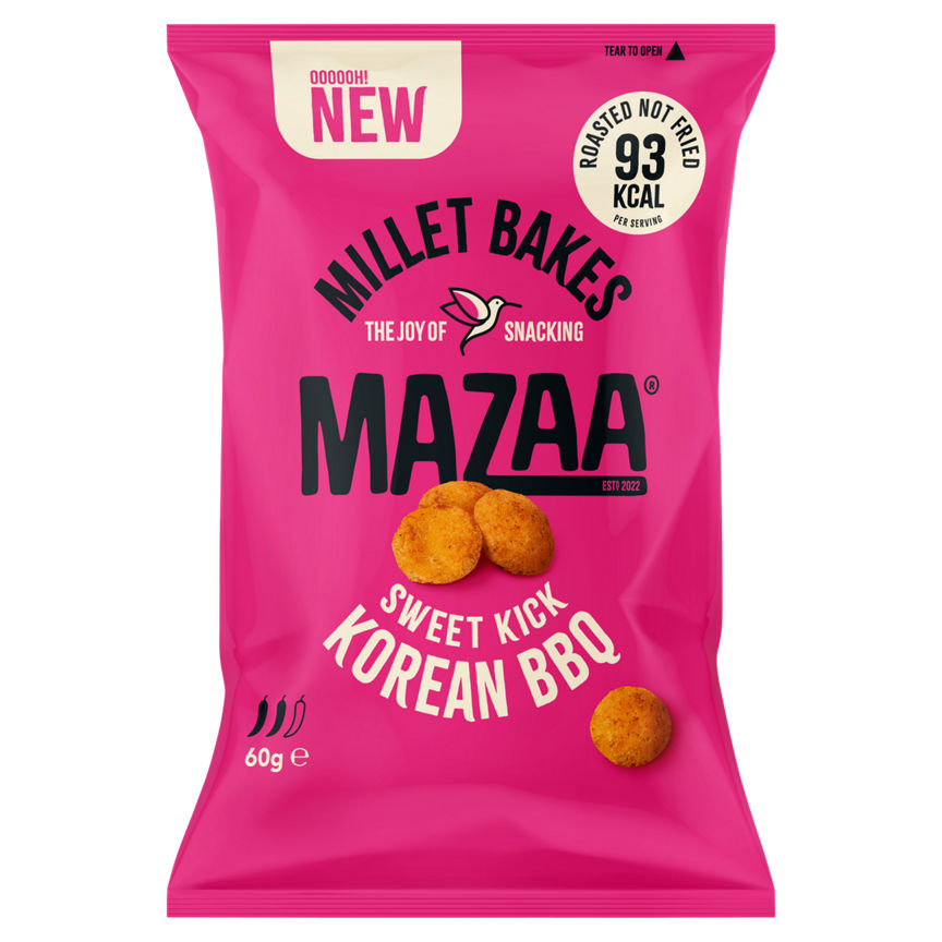 Mazaa Millet Bakes Sweet Kick Korean BBQ 60g