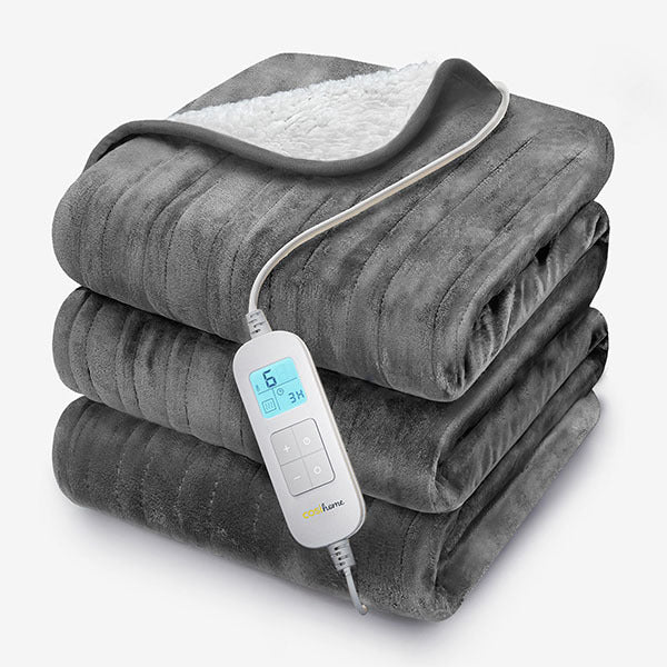 Cosi Home electric heated throw grey (British brand)
