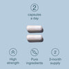 SuperSelf D-Mannose with Cranberry 1000mg 120 capsules (British brand)