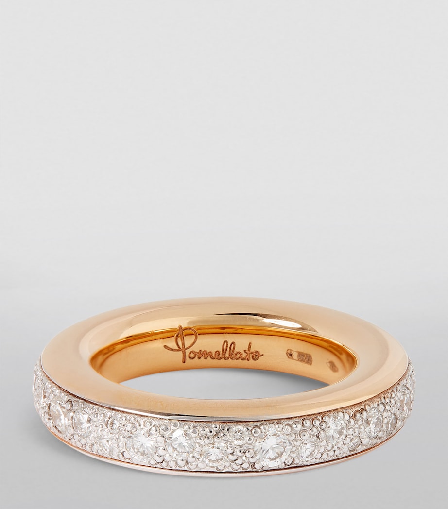 Pomellato Iconica ring rose gold diamonds, UK version