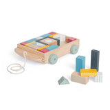 Bigjigs Toys Wooden Pull Along Brick Cart GOODS Superdrug   