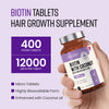 VitaBright biotin supplement 12,000 mcg 400 tablets (British brand)