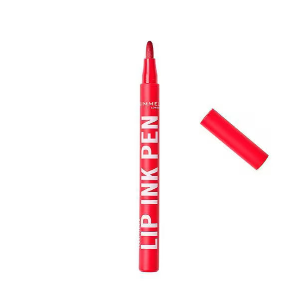 Rimmel Lip Ink Pen Lip Stain Iconic Red, imported from the UK