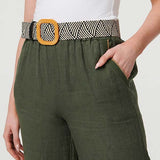 Izabel London zig zag texture statement buckle belt, UK version