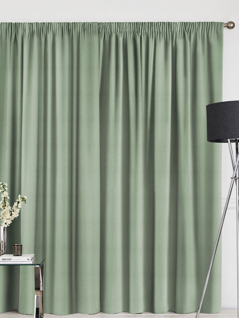 Alpine Green Soho made to measure curtains (British brand)
