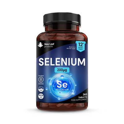 Holland & Barrett New Leaf Products Selenium Tablets, 365 Tablets- Buy online at McGrocer