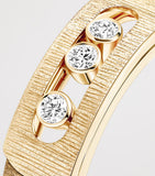 Messika yellow gold diamond ring 0.10ct - British product