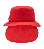 Miki House cotton sun hat with detachable neck cover, imported from the UK
