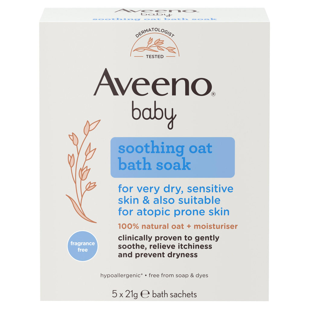 Aveeno Baby Soothing Oat Bath Soak 5x21g