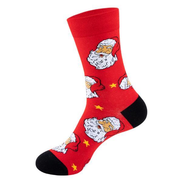 Cozy Noxxiez Soxxiez Christmas socks Santa & Stars - British product