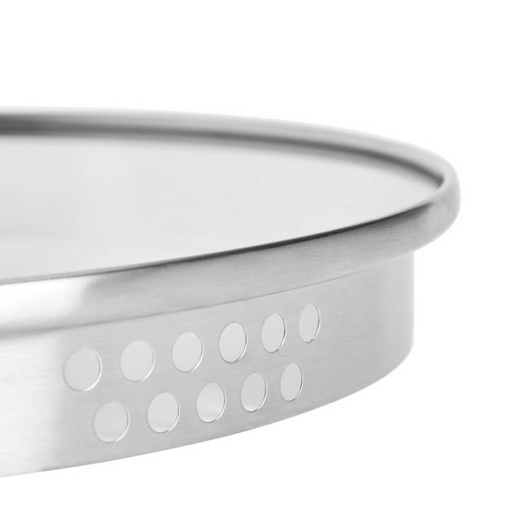 Habitat brushed stainless steel saucepan 18cm - British product