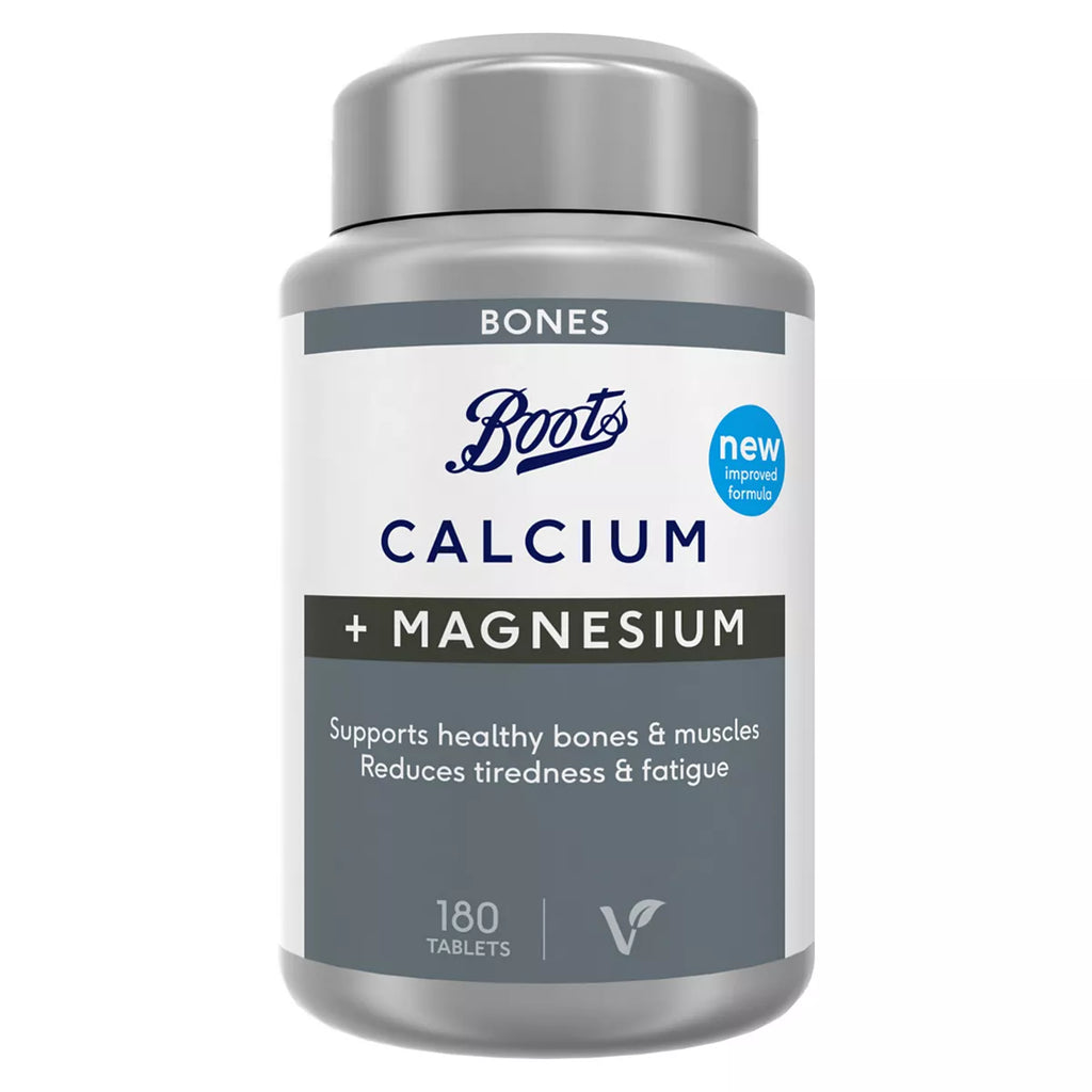 Boots Calcium + Magnesium 180 Tablets (3 month supply)