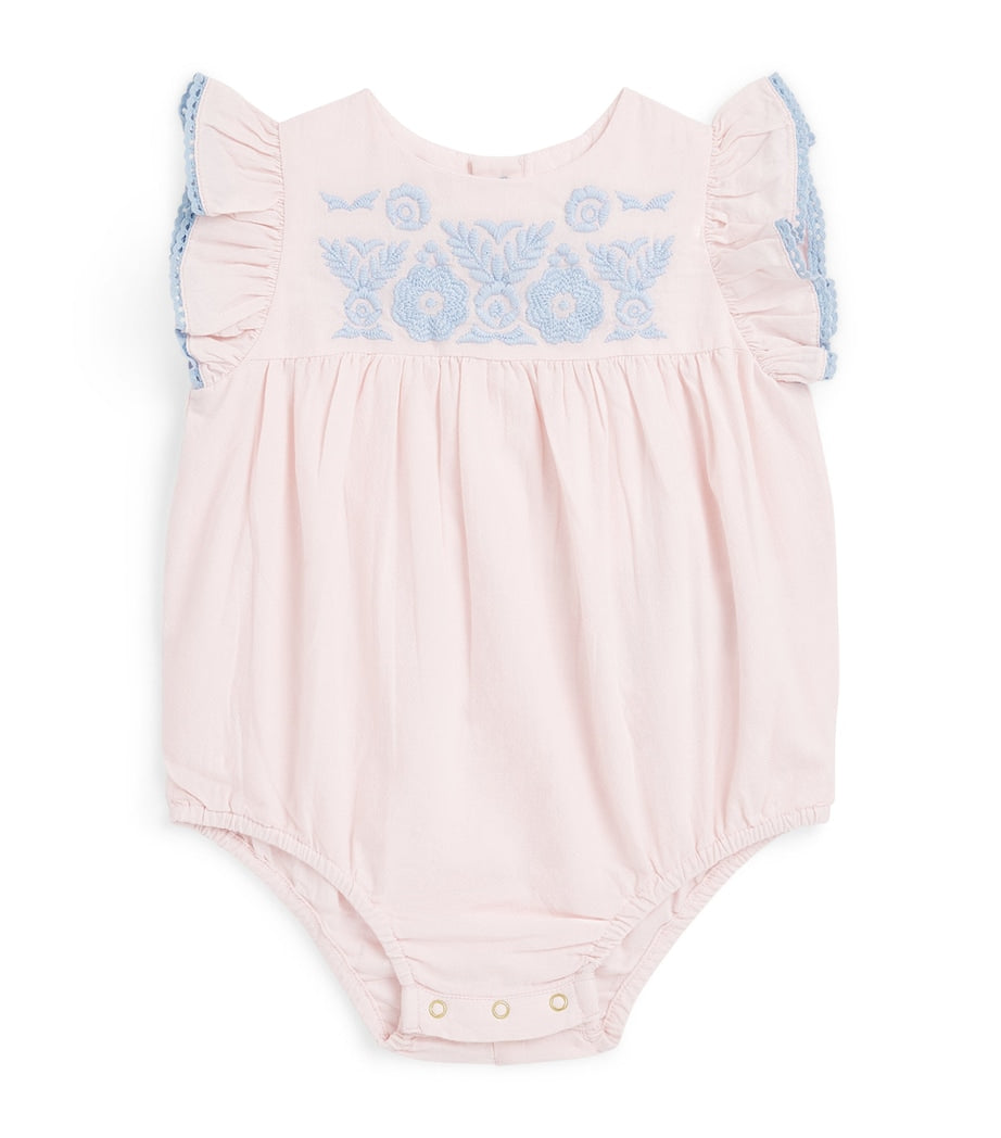 Louise Misha embroidered Nusha baby bodysuit 3-24 months, UK version