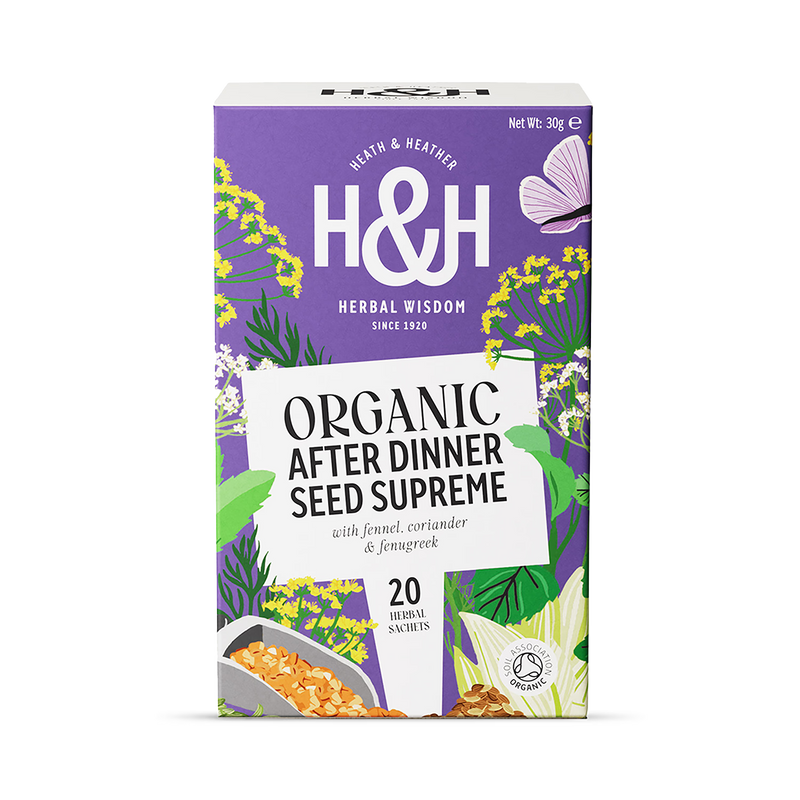 Organic After Dinner Digestif Seed Blend Herbal Tea 20 Tea Bags