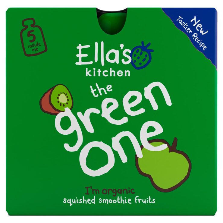 Ella's Kitchen Frucht Smoothie-Beutel gemischte Auswahl 25 x 90g – britisches Produkt