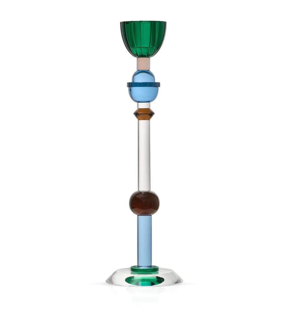 Reflections Copenhagen Crystal Valentin Candle Holder 28cm, imported from the UK