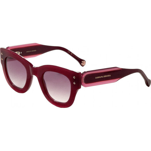 Carolina Herrera red acetate sunglasses HER0222S, imported from the UK