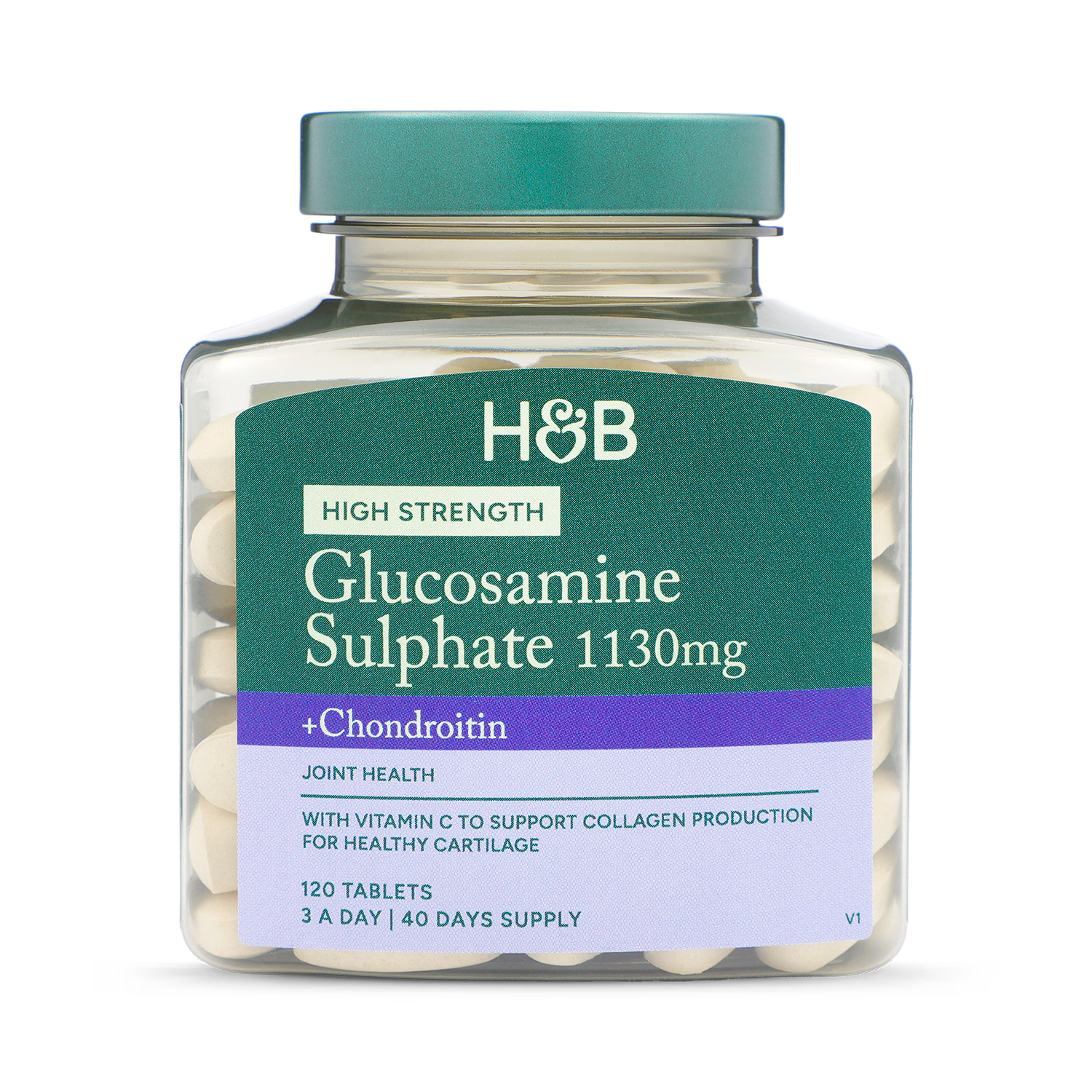 Holland Barrett High Strength Glucosamine Sulphate Chondroitin 120 Tablets
