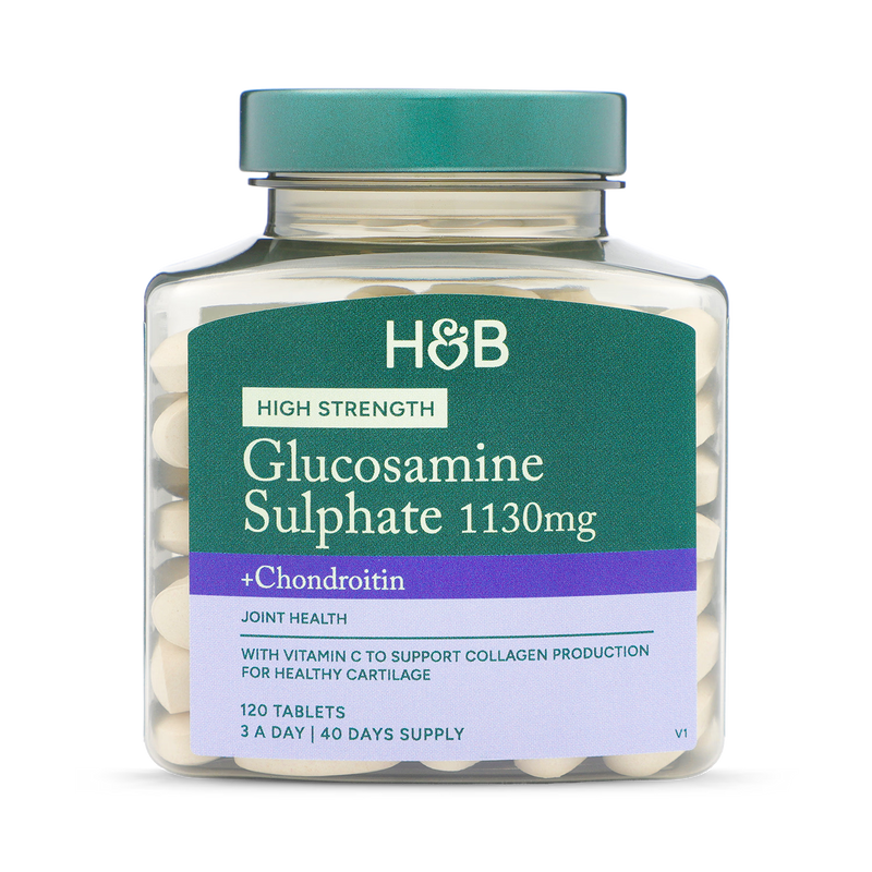 Holland Barrett High Strength Glucosamine Sulphate Chondroitin 120 Tablets
