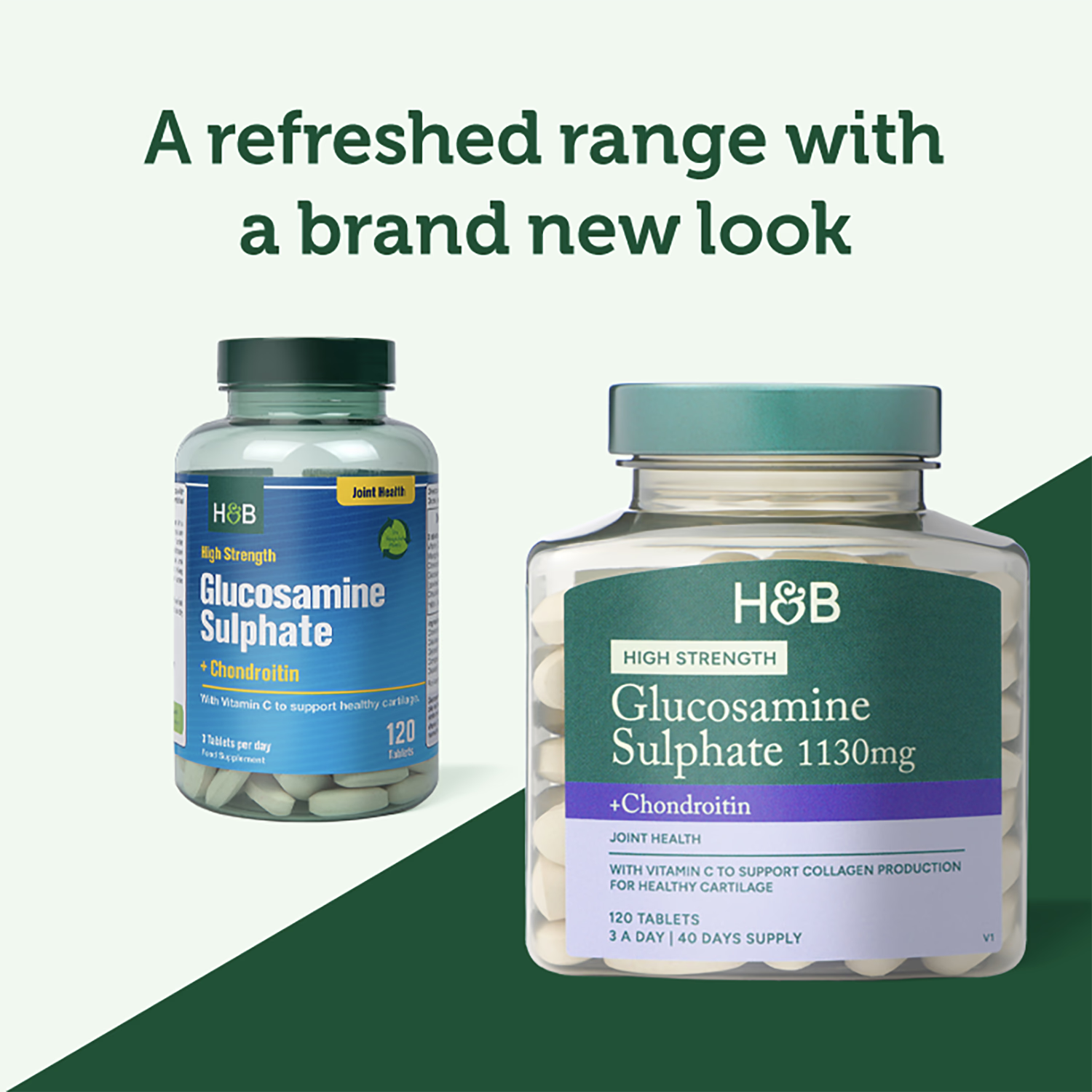 Holland Barrett High Strength Glucosamine Sulphate Chondroitin 120 Tablets