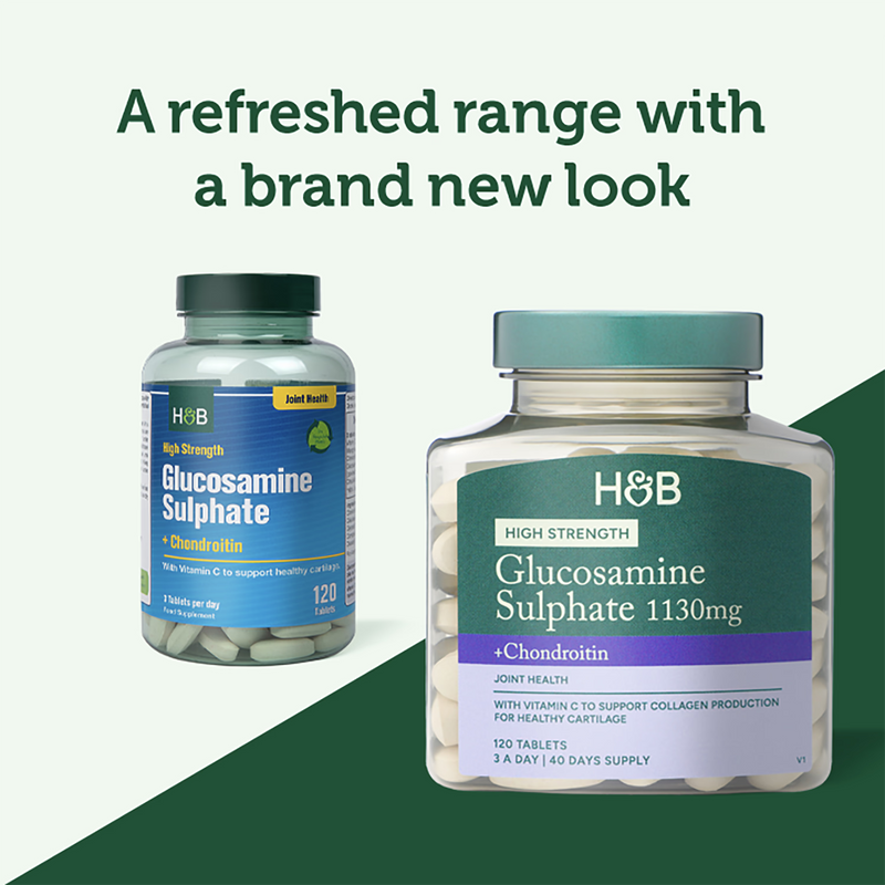 Holland Barrett High Strength Glucosamine Sulphate Chondroitin 120 Tablets