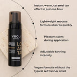Veoli Botanica Amber Crush tanning foam 200ml - British product