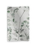 Green Isla floral blackout roller blind, UK version
