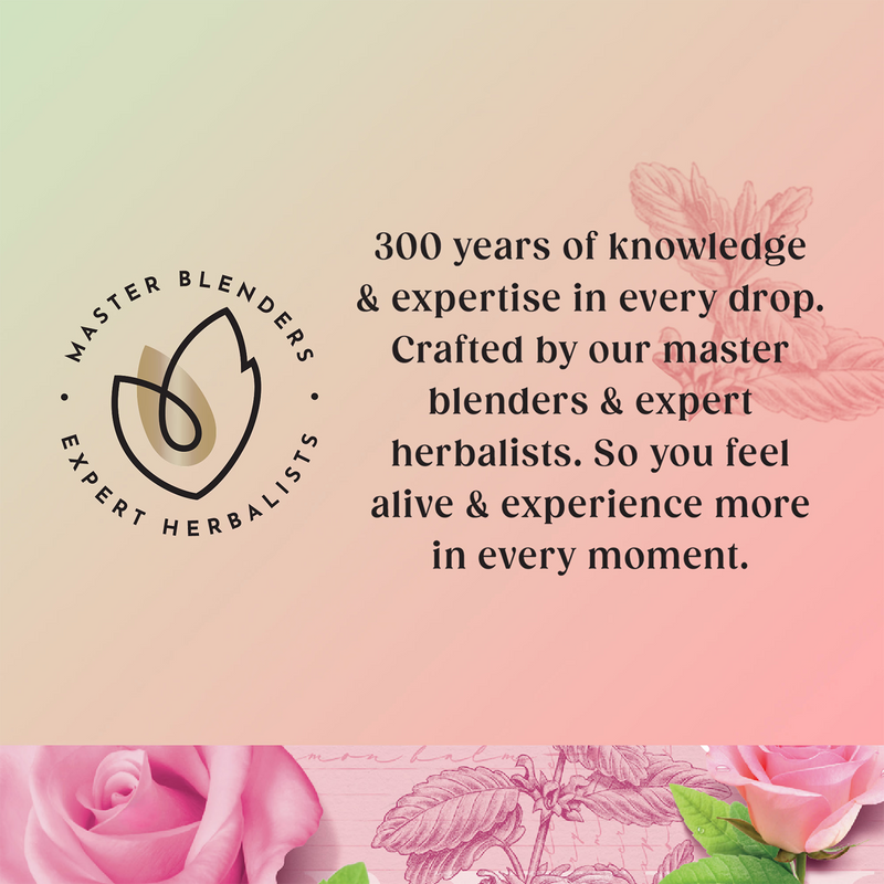 Hormone Balancing Herbal Tea with Rose Lemon Verbena and Vitamin B6 20 Teabags