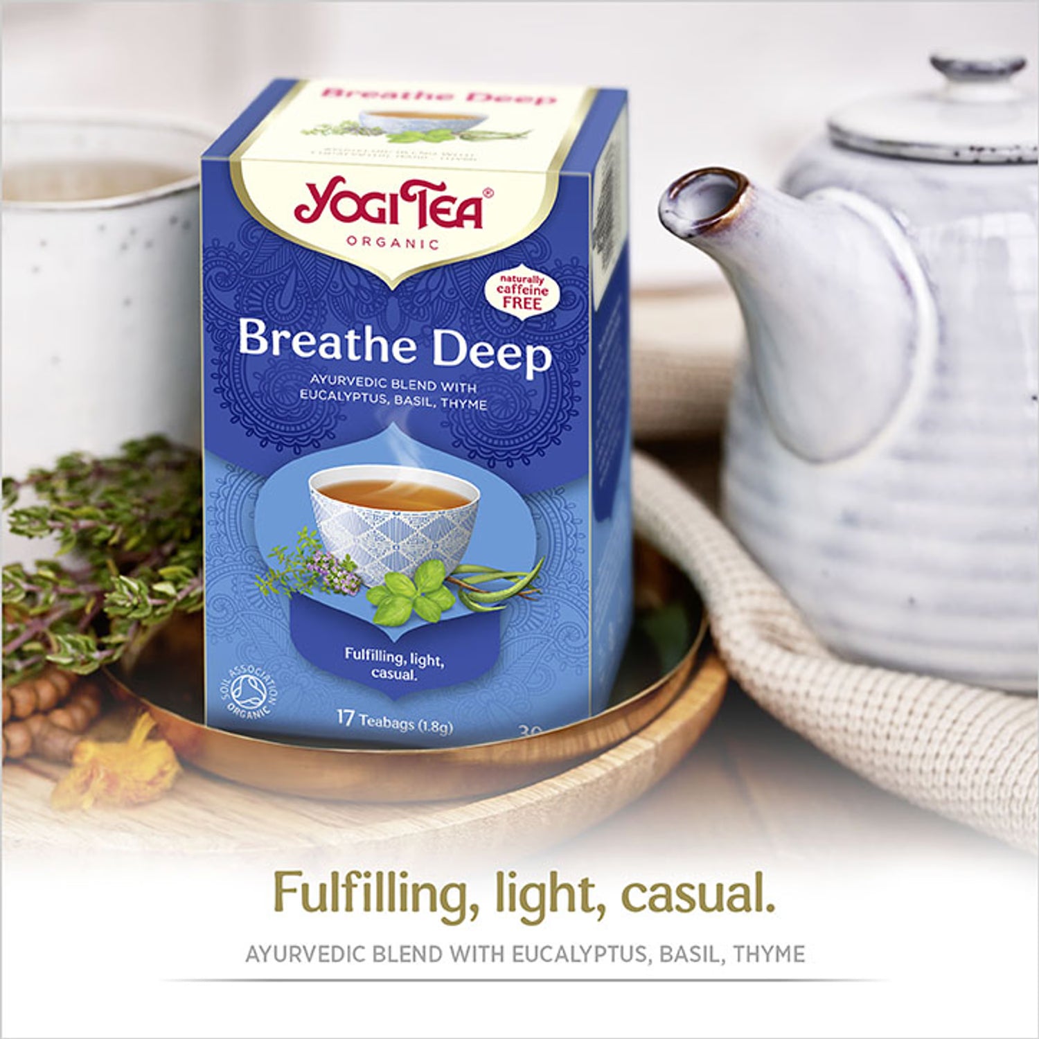 Organic Eucalyptus and Thyme Herbal Tea 17 Tea Bags