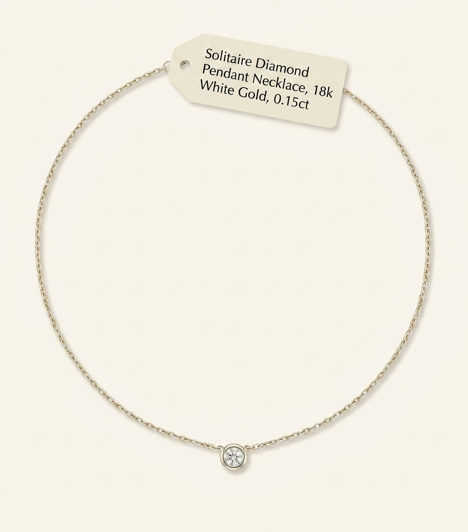 Cartier extra-small yellow gold diamond d'Amour necklace, UK version