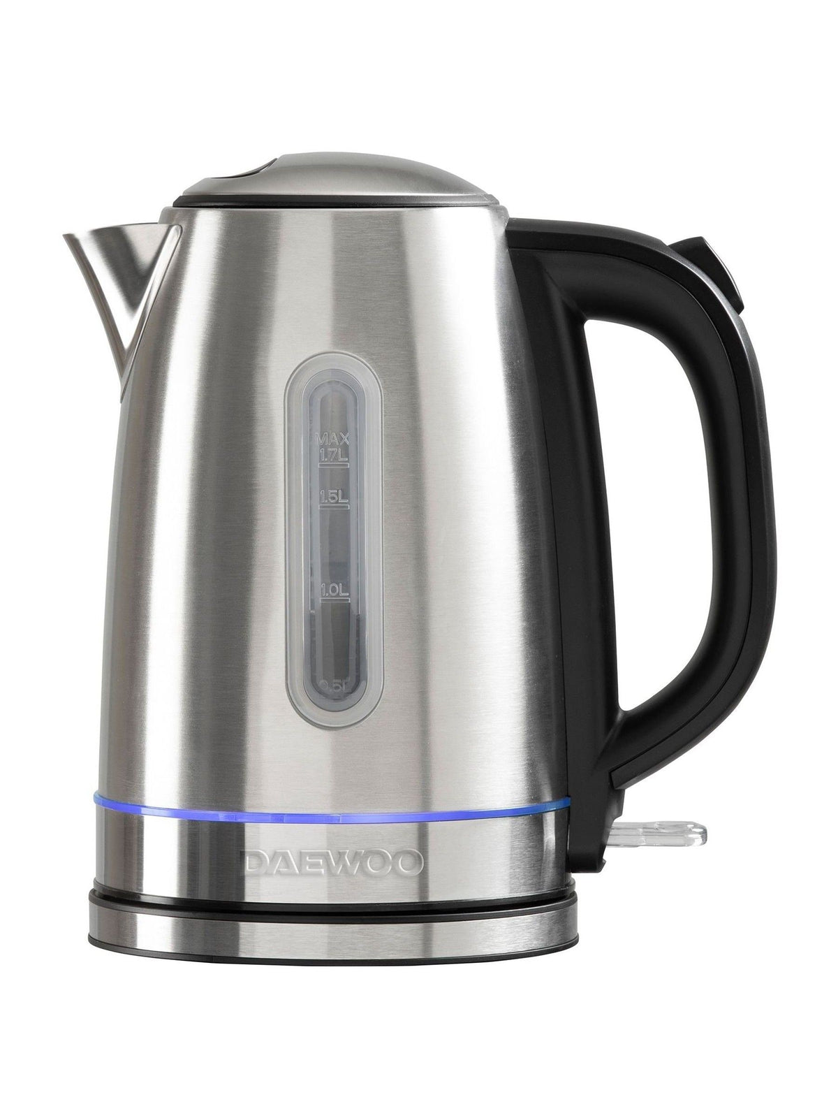 Daewoo Edinburgh Rapid Boil electric kettle silver 1.7L - British product