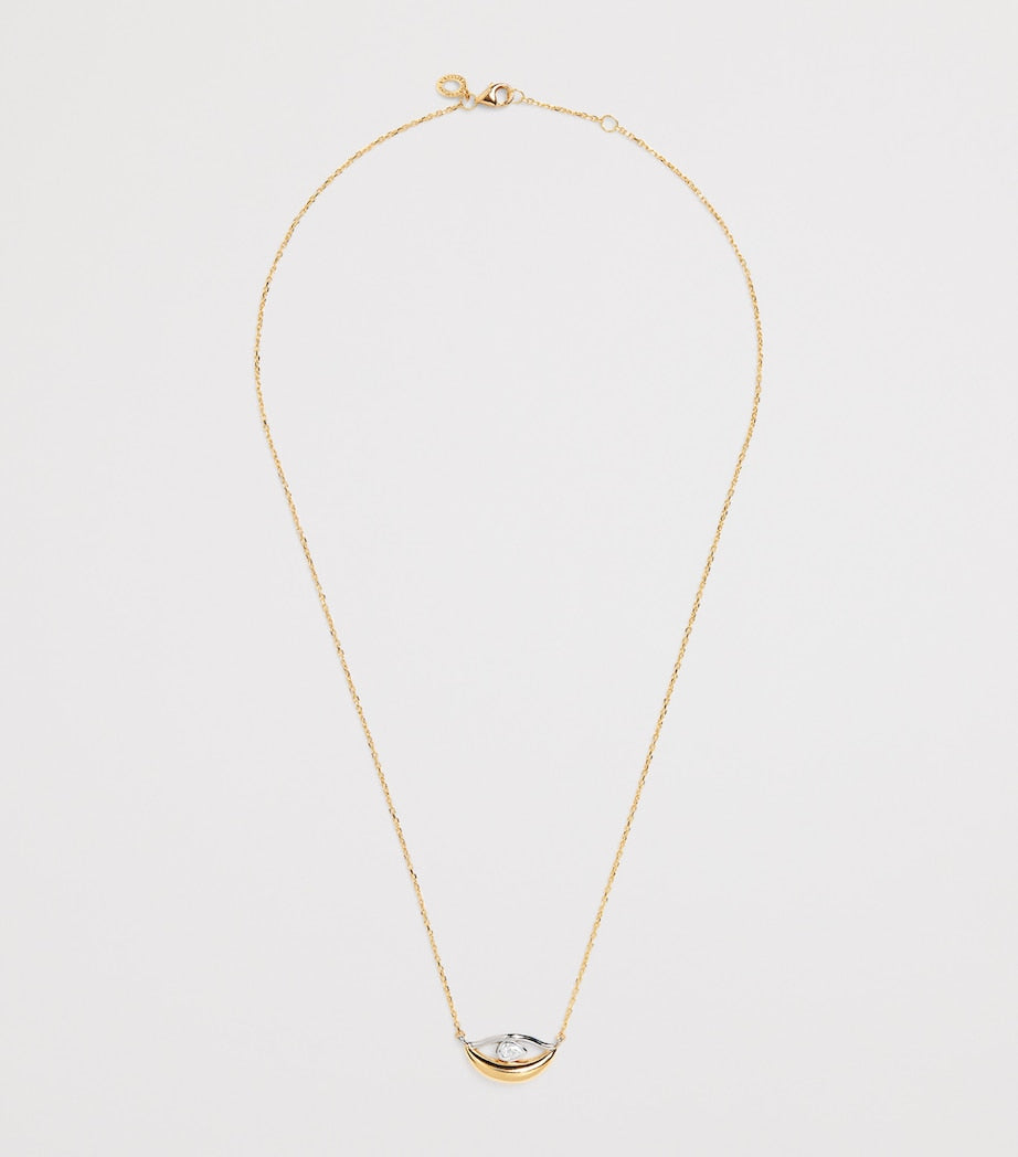 L'Atelier Nawbar Salvatore evil eye necklace (British brand)