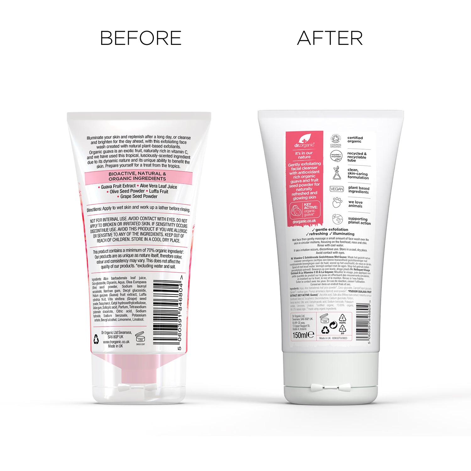 Dr Organic Guava Exfoliating Face Wash