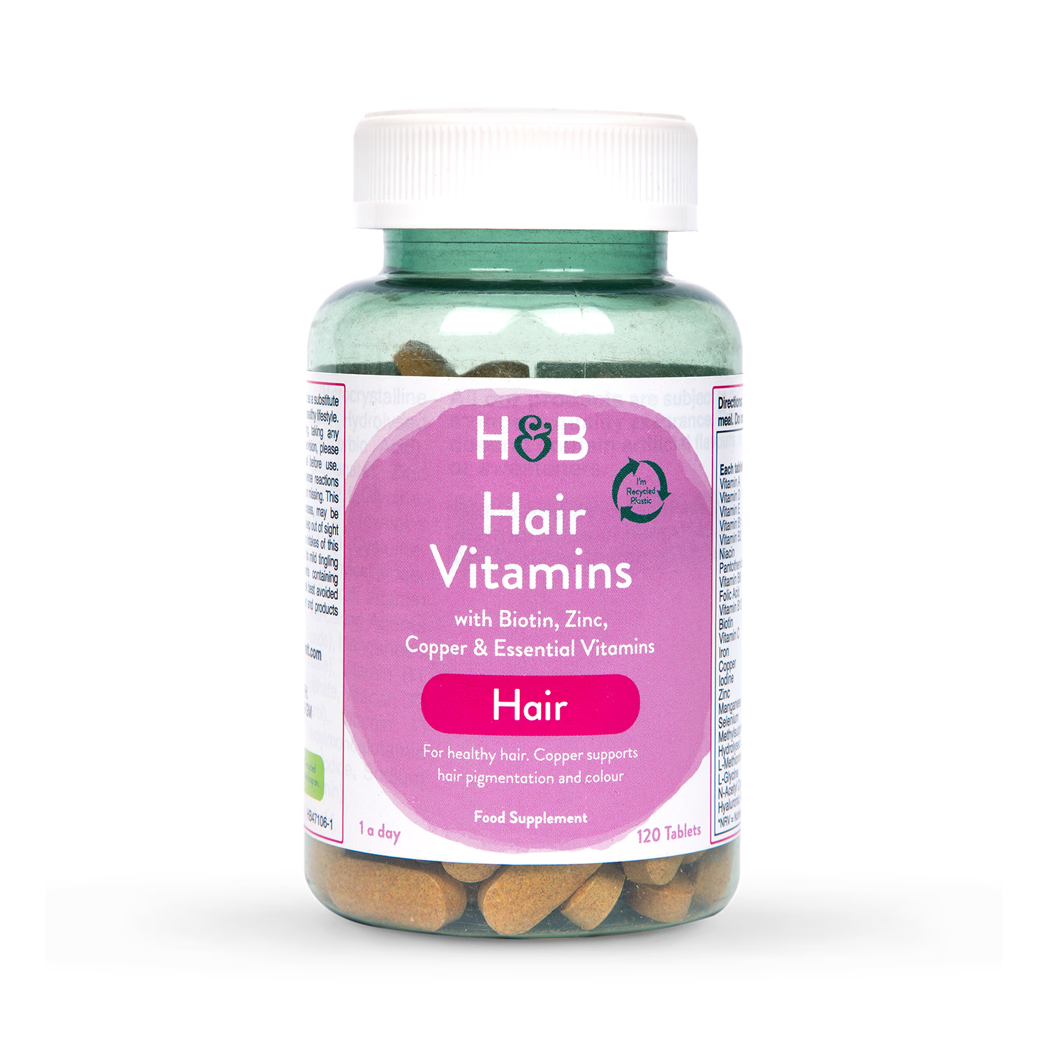 Holland Barrett Hair Vitamins 120 Tablets