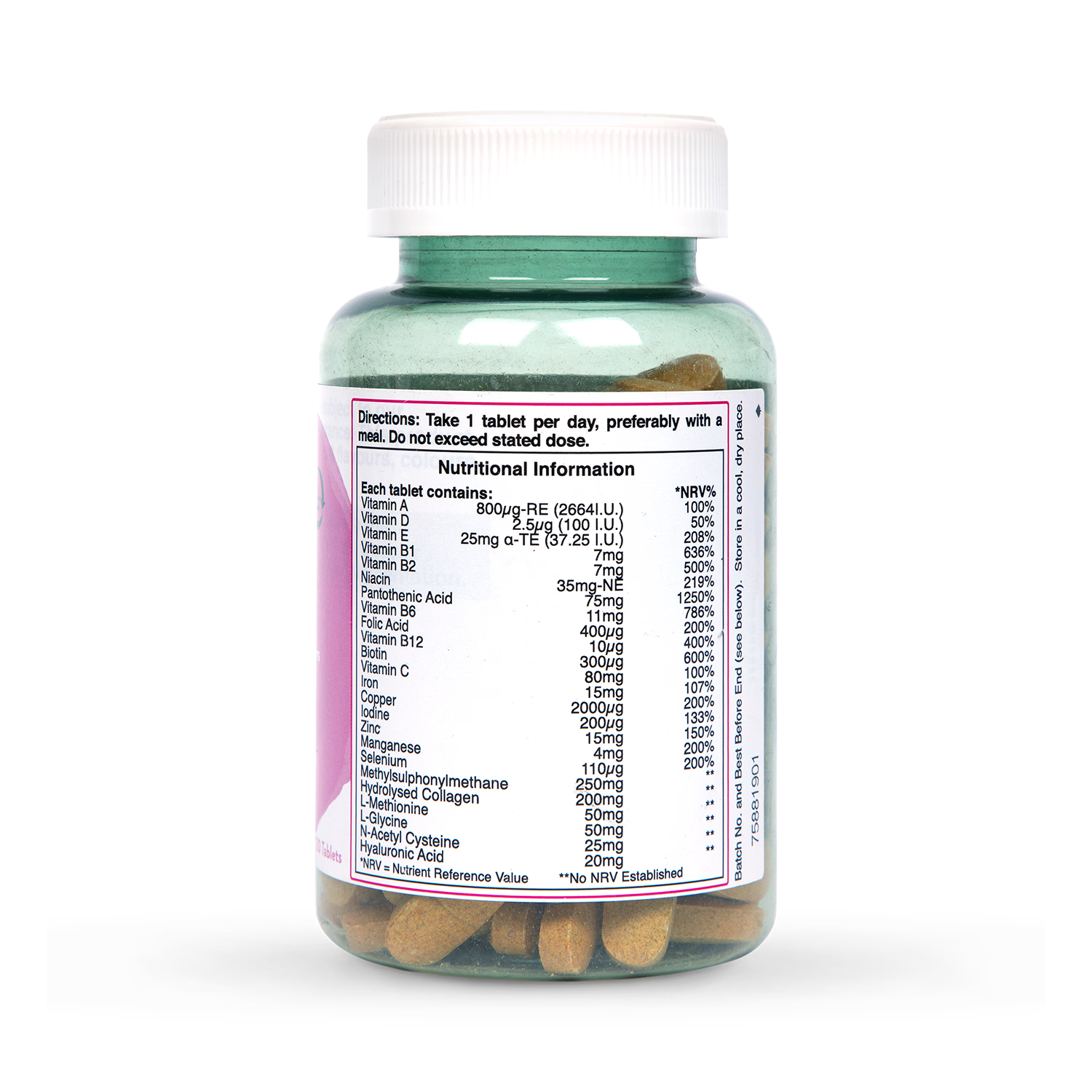 Holland Barrett Hair Vitamins 120 Tablets