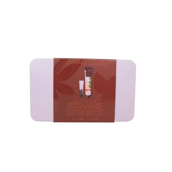 Wanderflower lavender hand cream and lip balm set, UK version