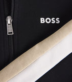 BOSS cotton stripe zip-up hoodie for kids ages 4-16 - British product