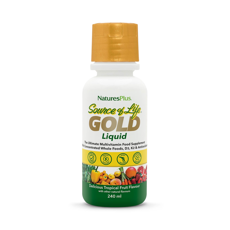 NaturesPlus Source of Life Gold liquid multivitamin 240ml - British product