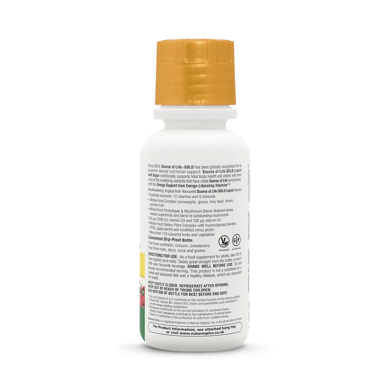 NaturesPlus Source of Life Gold liquid multivitamin 240ml - British product