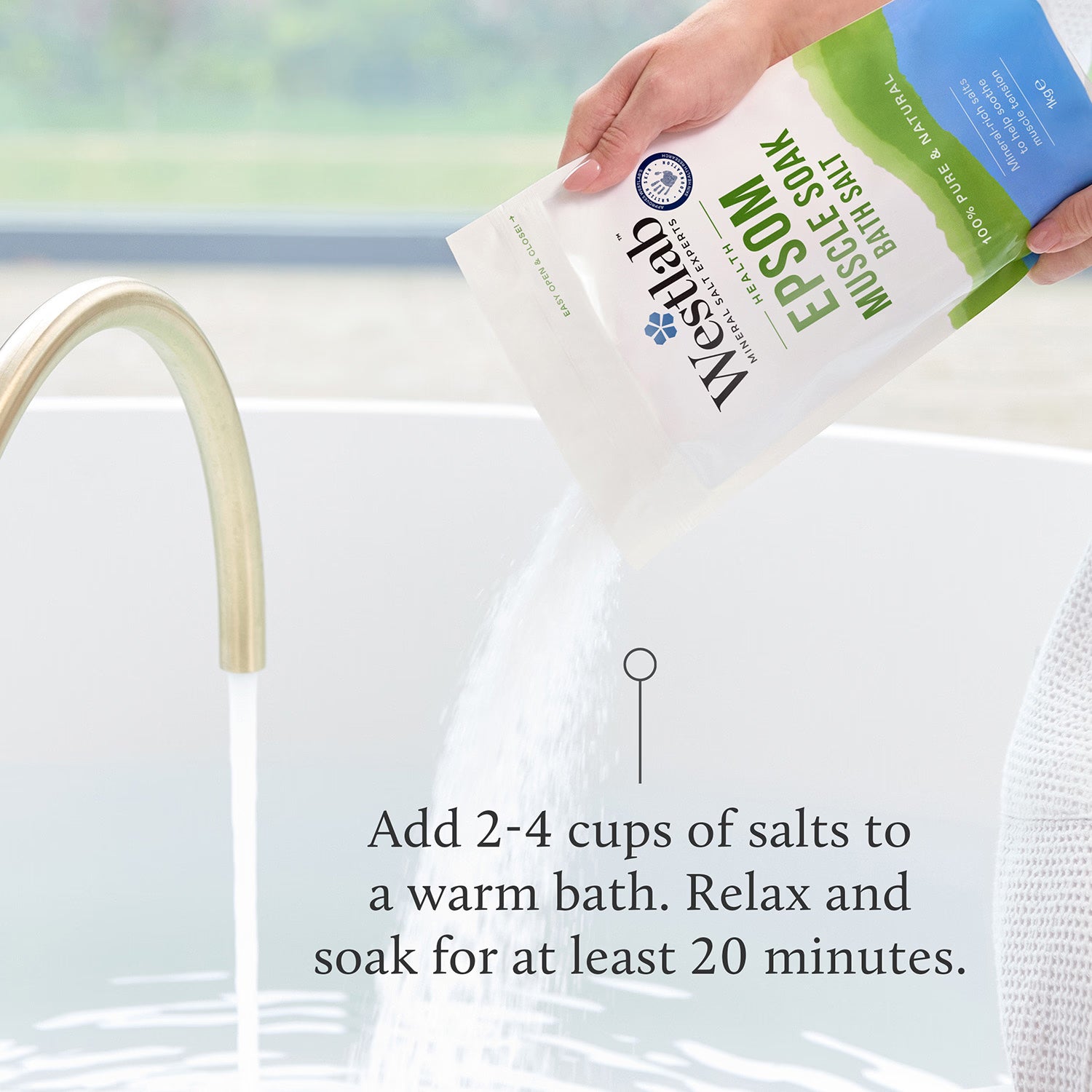 Pure Epsom Magnesium Sulfate Bath Salts 1kg