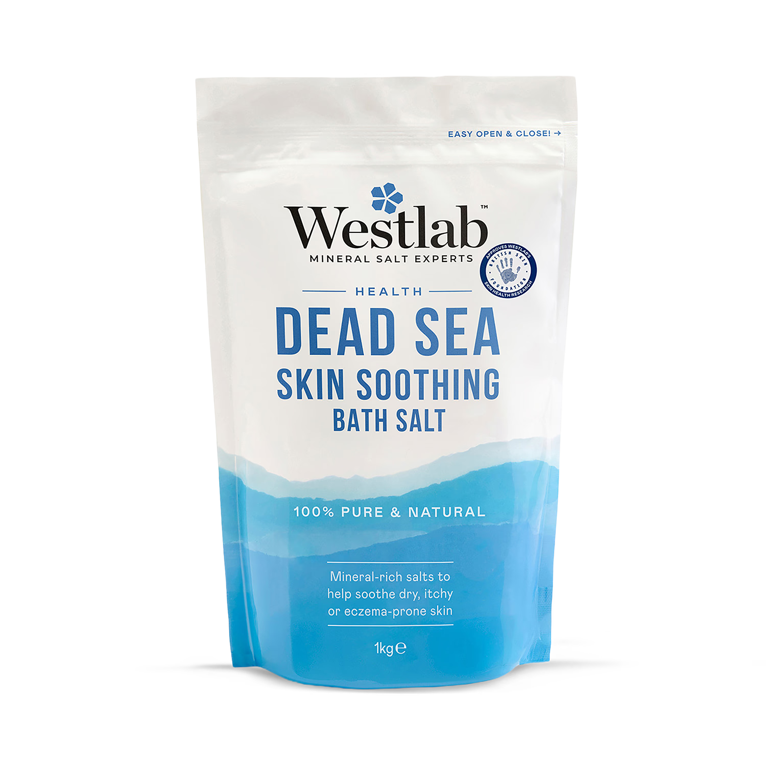Natural Dead Sea Bath Salts for Dry Skin 1kg