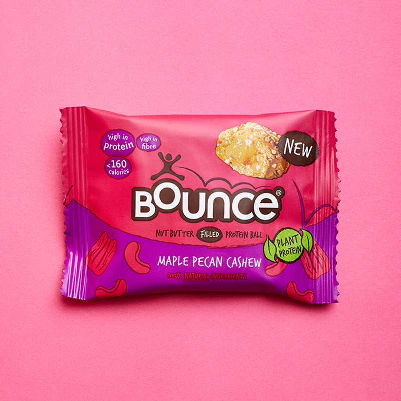 Bounce Maple Pecan Protein Balls Cashew Butter 12 Pack - British product