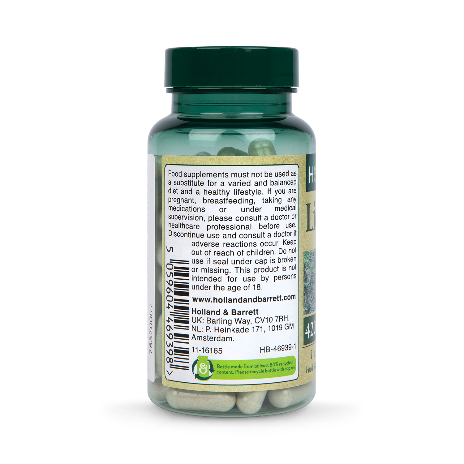 Holland Barrett Liquorice Root 420mg 90 Capsules