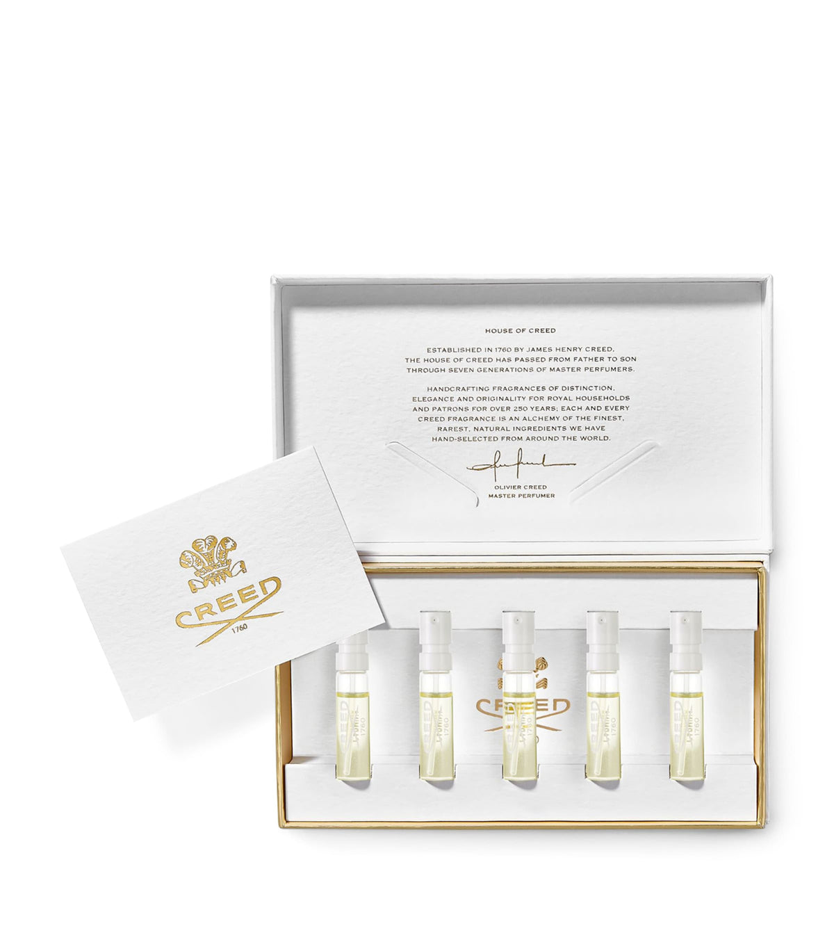 Creed Women's Inspiration fragrance sample set 5 x 1.7ml - British product