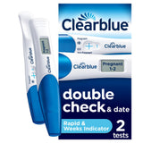 Clearblue Pregnancy Test Combo Pack x2 women's health & pregnancy Sainsburys   