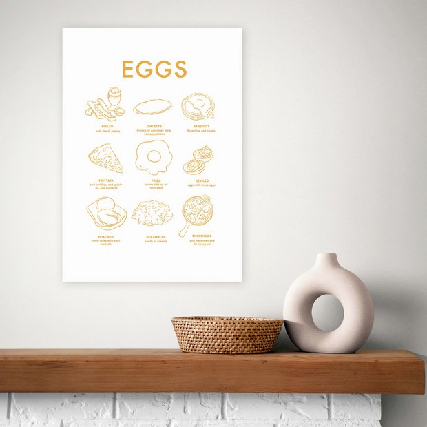 East End Prints Eggs II art print A3 (British brand)
