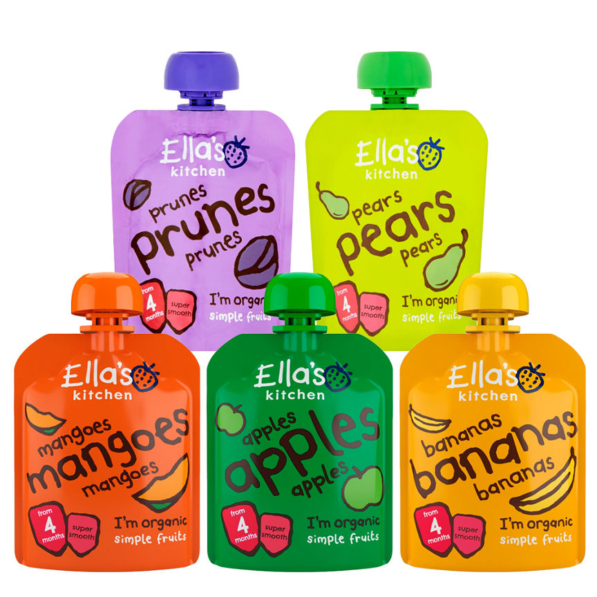 Ella's Kitchen Stage 1 Baby Food Pouches Bundle GOODS ASDA   