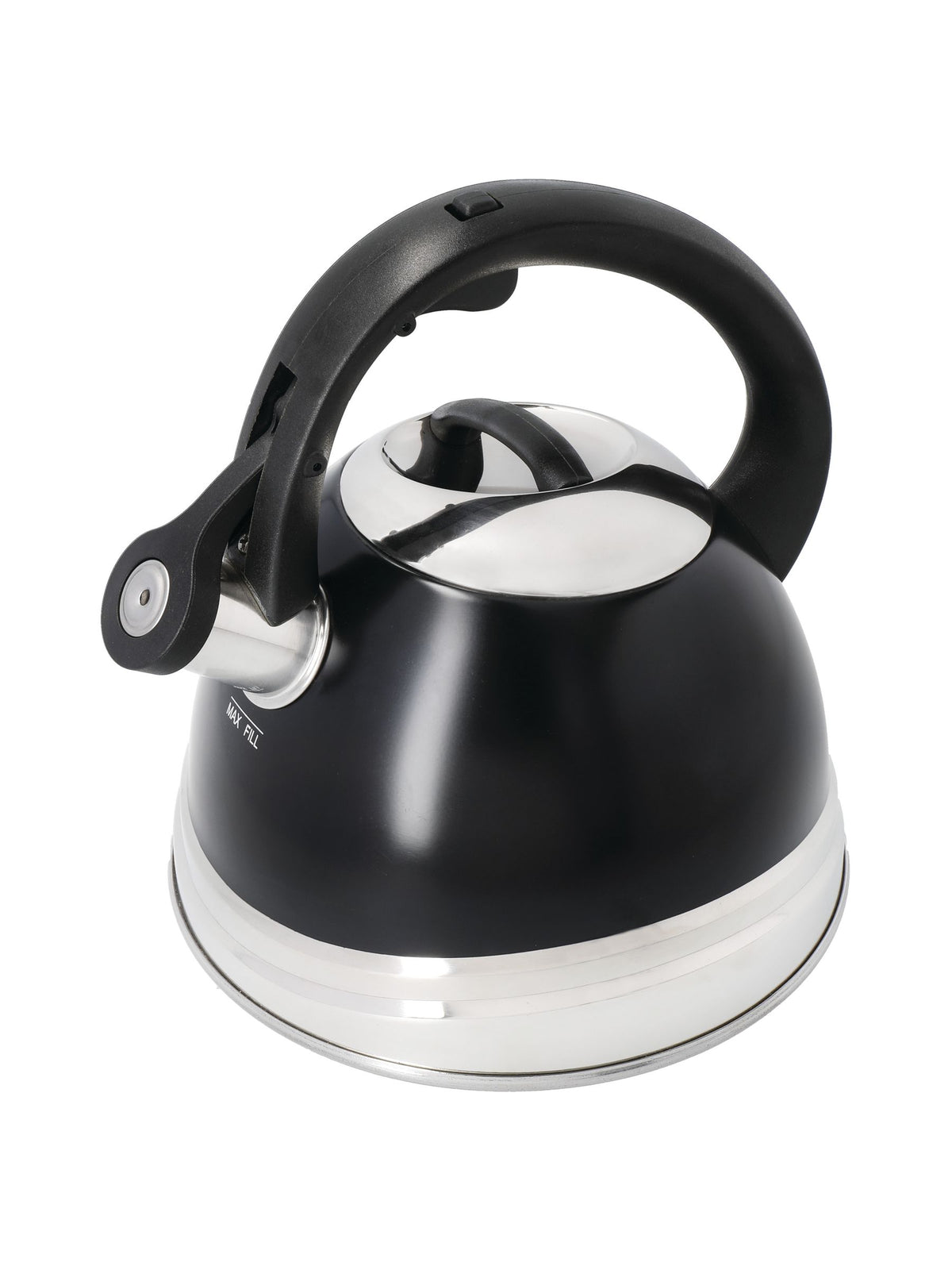 La Cafetière black whistling kettle 2.1L - British product