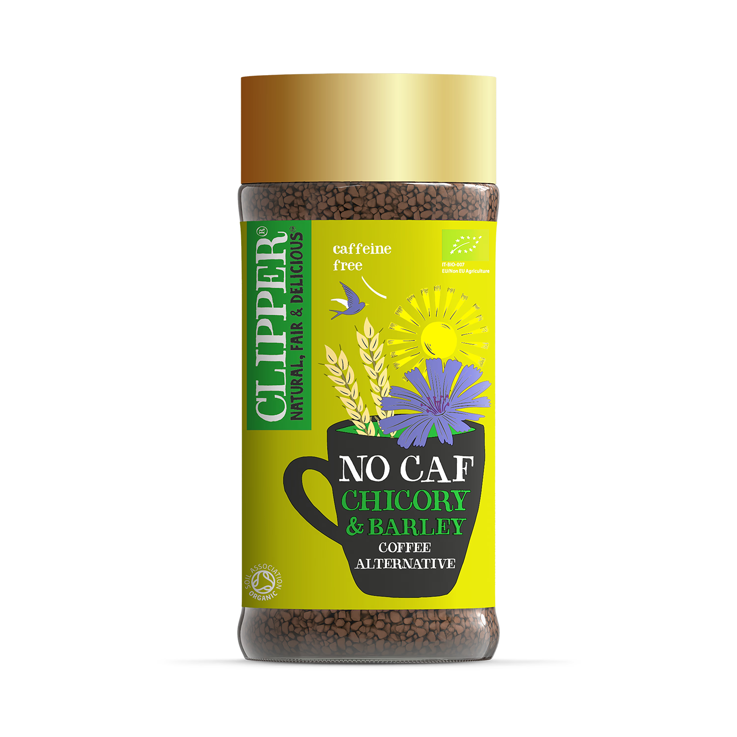Organic Caffeine-Free Barley and Chicory Coffee Alternative 100g